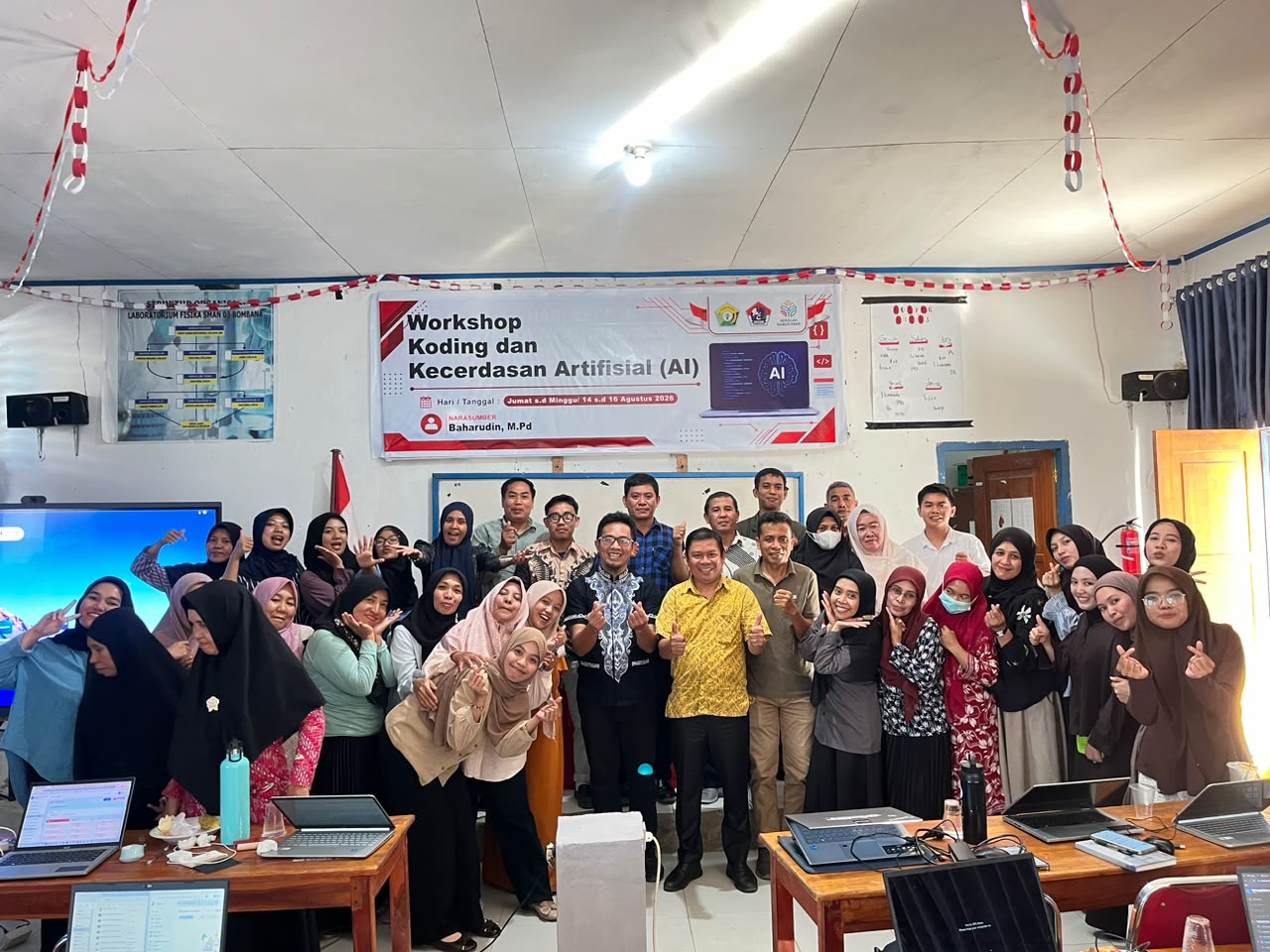 Tingkatkan Kualitas Pembelajaran Digital, SMAN 03 Bombana Gelar Workshop Koding dan Kecerdasan Artifisial (KKA)