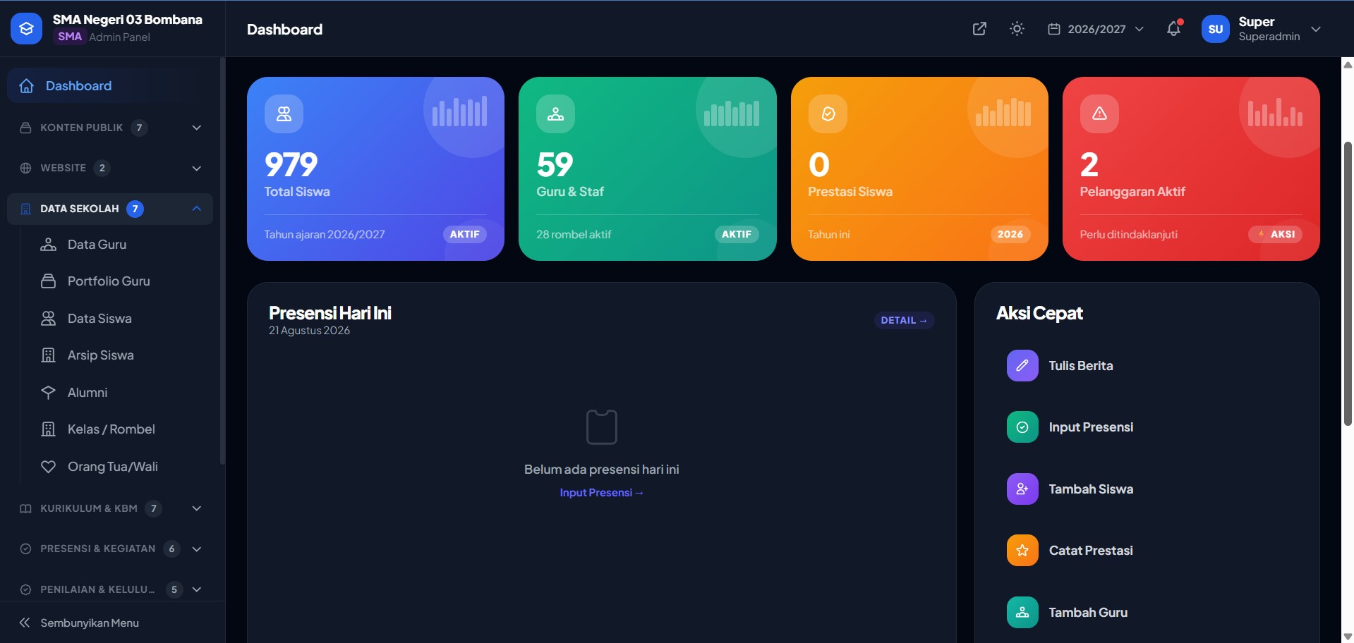 SMAN 03 Bombana Implementasikan SIManTaB, Dorong Digitalisasi Pendidikan Menuju Smart Education