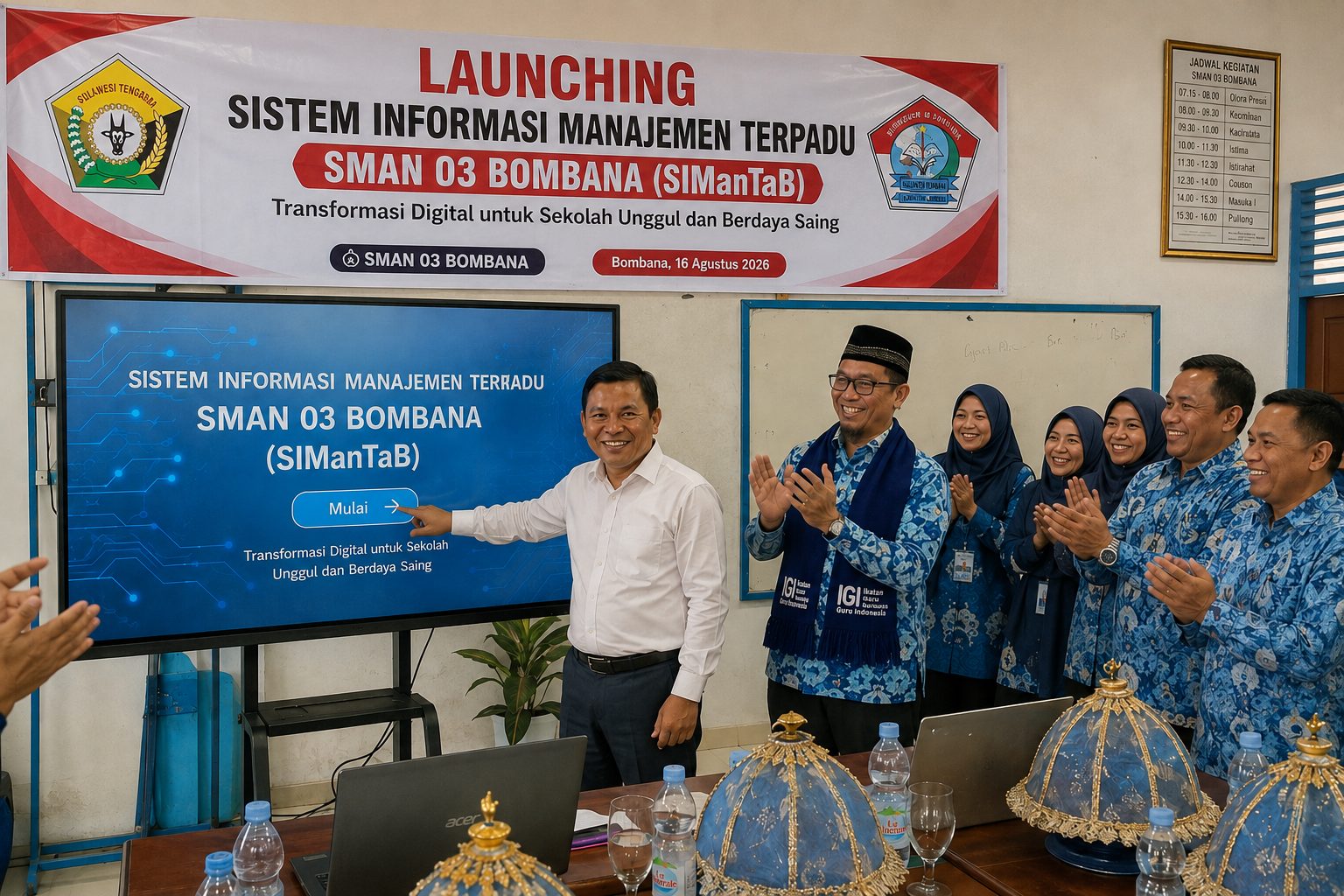 SMAN 03 Bombana Implementasikan SIManTaB, Dorong Digitalisasi Pendidikan Menuju Smart Education
