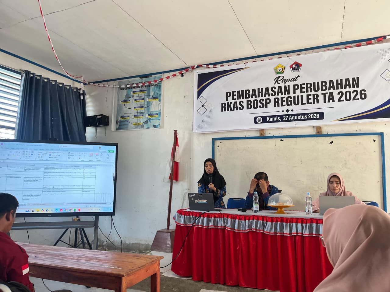 SMAN 3 Bombana Gelar Rapat Pembahasan Perubahan RKAS BOS Reguler TA 2026